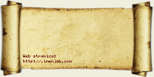 Anica Rakovac vizit kartica